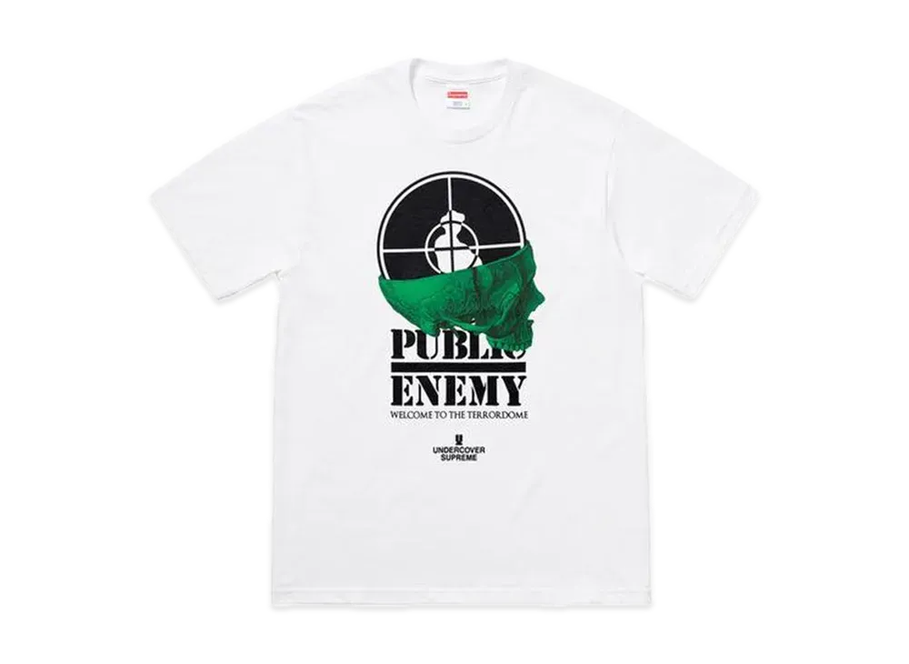 Supreme Undercover Public Enemy Terrordome Tee "White"