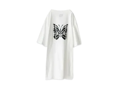 Needles x JEANS FACTORY Big Papillon T-Shirt "WHT/BLK"