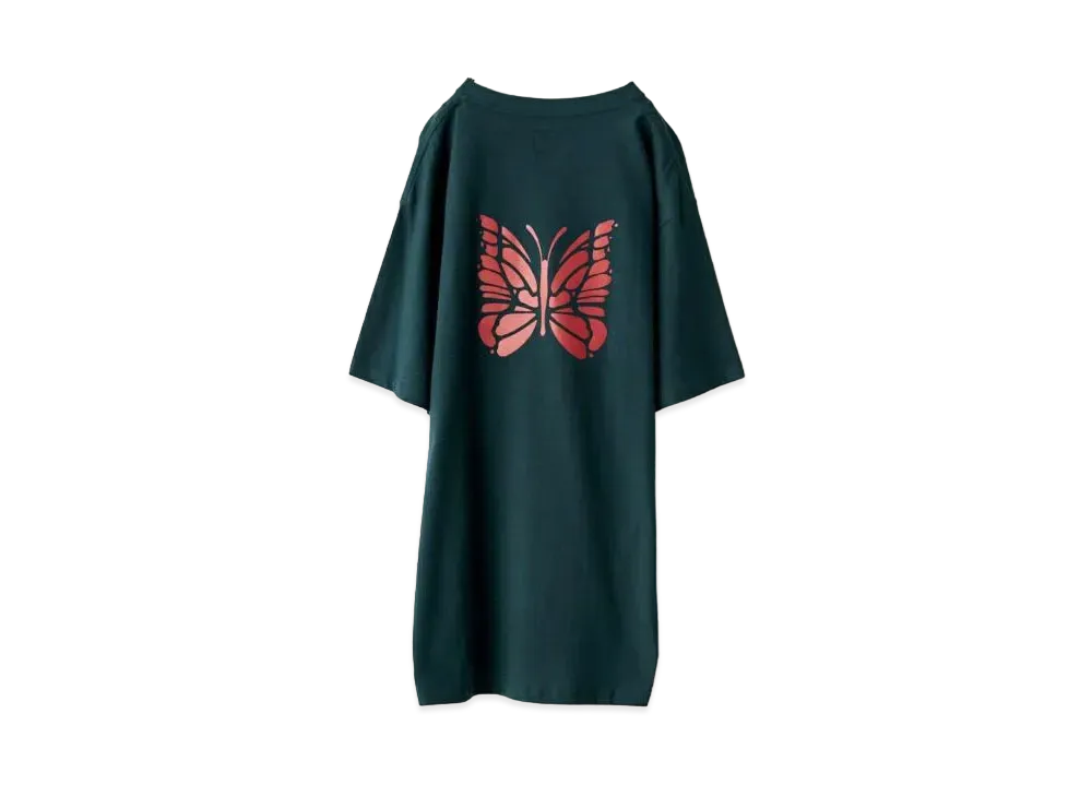 Needles x JEANS FACTORY Big Papillon T-Shirt "DGR/RUR"