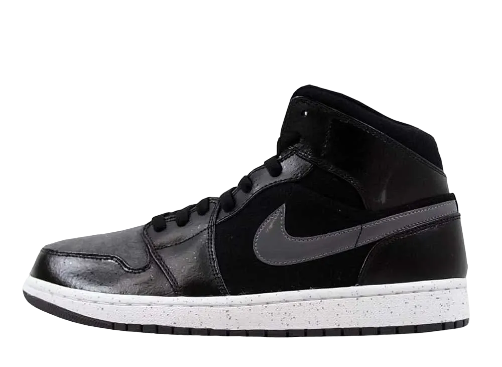 Nike Air Jordan 1 Mid PRM "Winterized Black Grey"