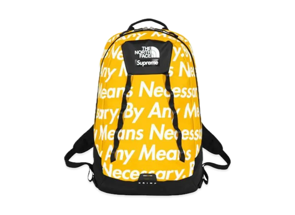 Supreme The North Face By Any Means Base Camp Crimp Backpack "Yellow" NM715501 / NF00CT4B