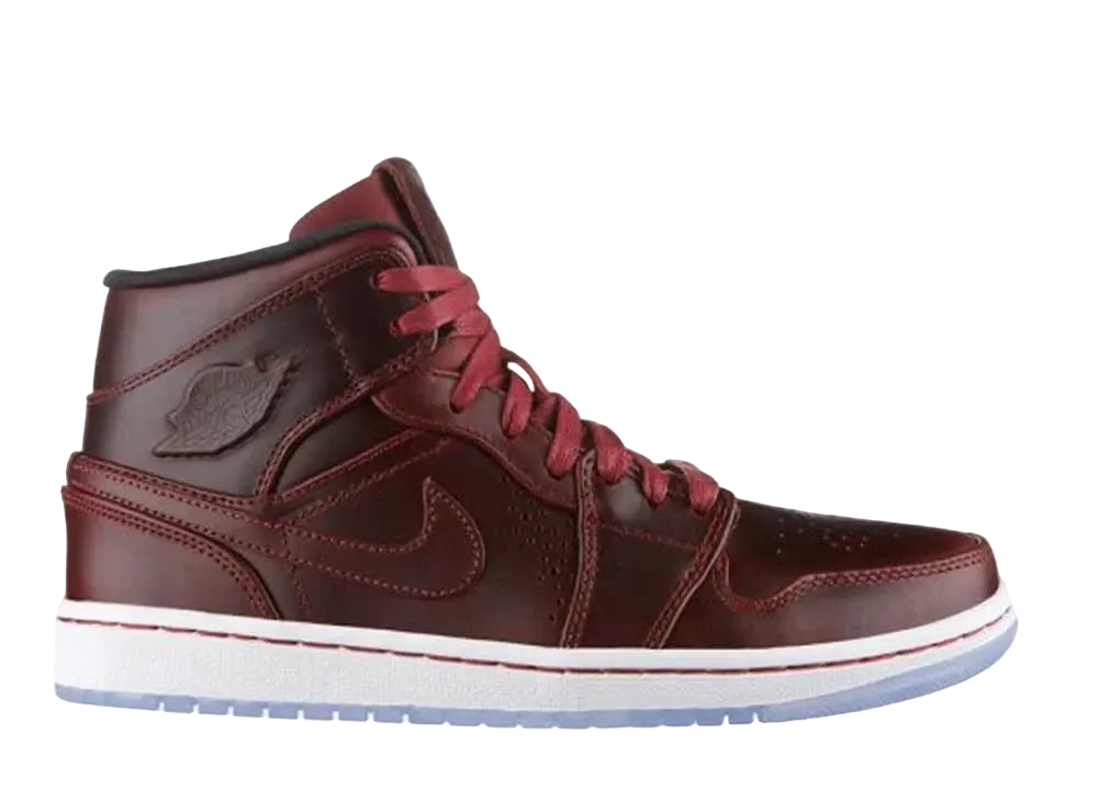 ナイキ エアジョーダン1 ミッド ヌーヴォー "チーム レッド"