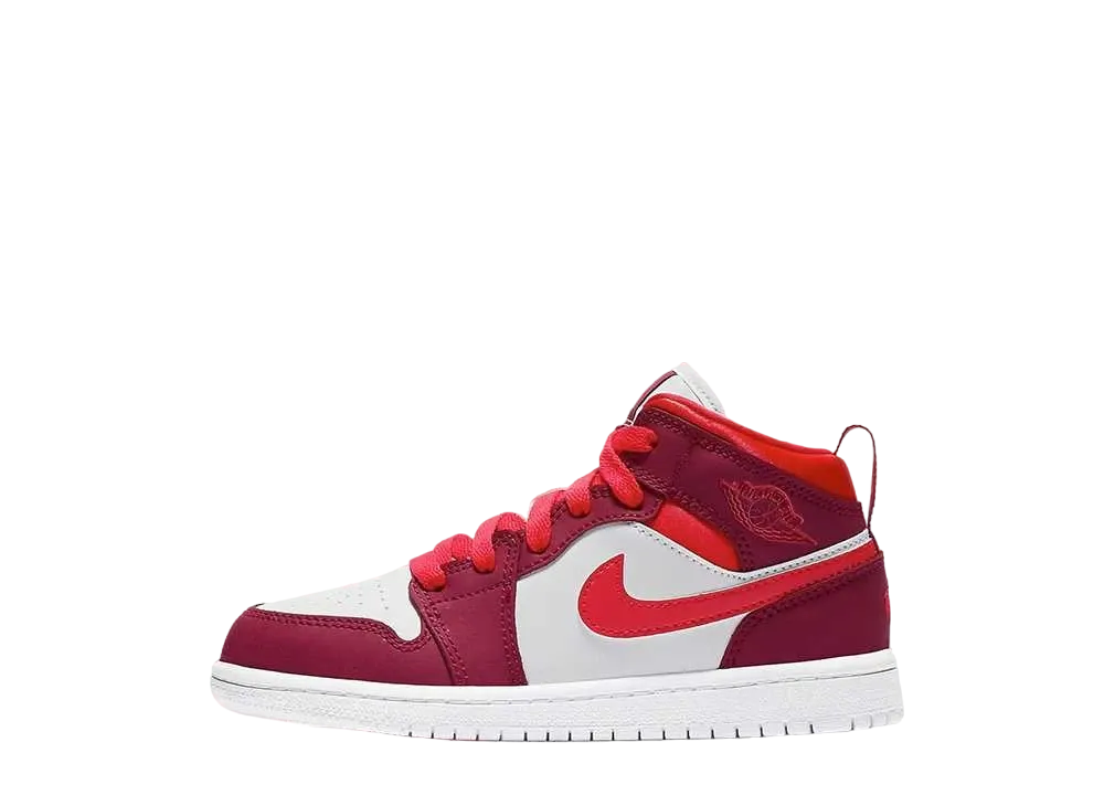 Nike PS Jordan 1 Mid "True Berry/Rush Pink"
