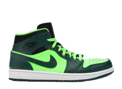 ナイキ エアジョーダン1 ミッド "ゴージ グリーン"