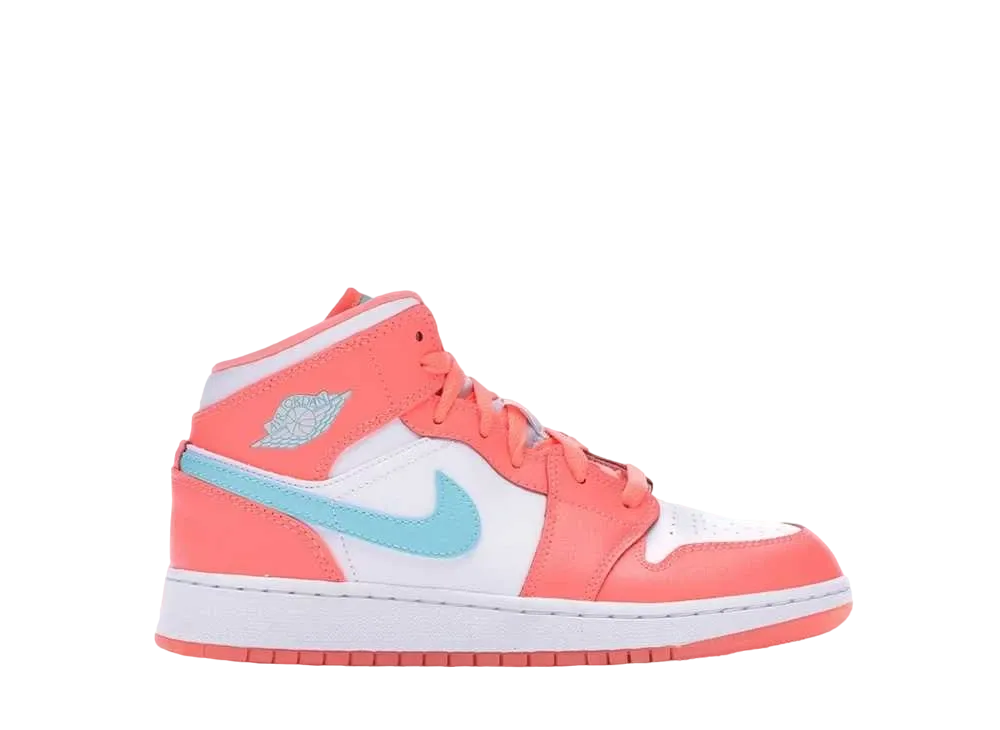 ナイキ GS エアジョーダン1 ミッド "クリムゾン パルス"