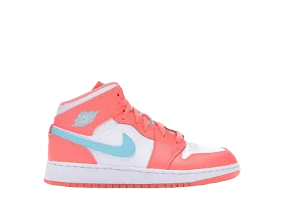 Nike GS Air Jordan 1 Mid "Crimson Pulse"