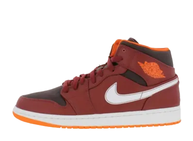Nike Air Jordan 1 Mid "Team Red Electric Orange"