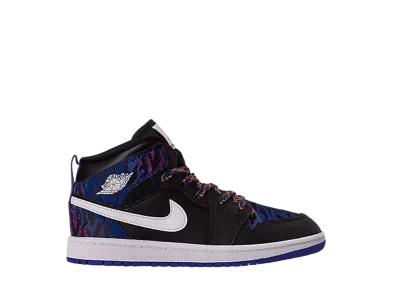Nike PS Jordan 1 Mid "Multi Color/Tiger Stripe"