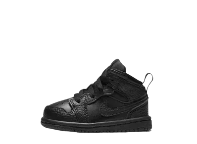 Nike TD Jordan 1 Mid "Triple Black"