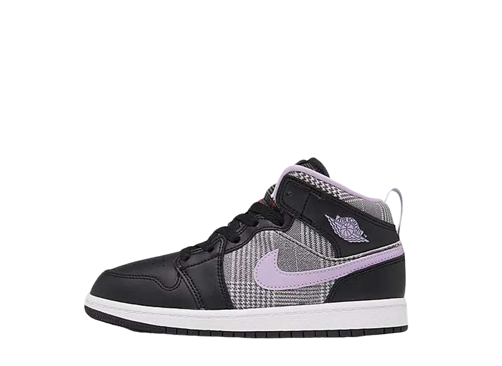ナイキ PS エアジョーダン1 ミッド "ハウンドトゥース"(キッズ)