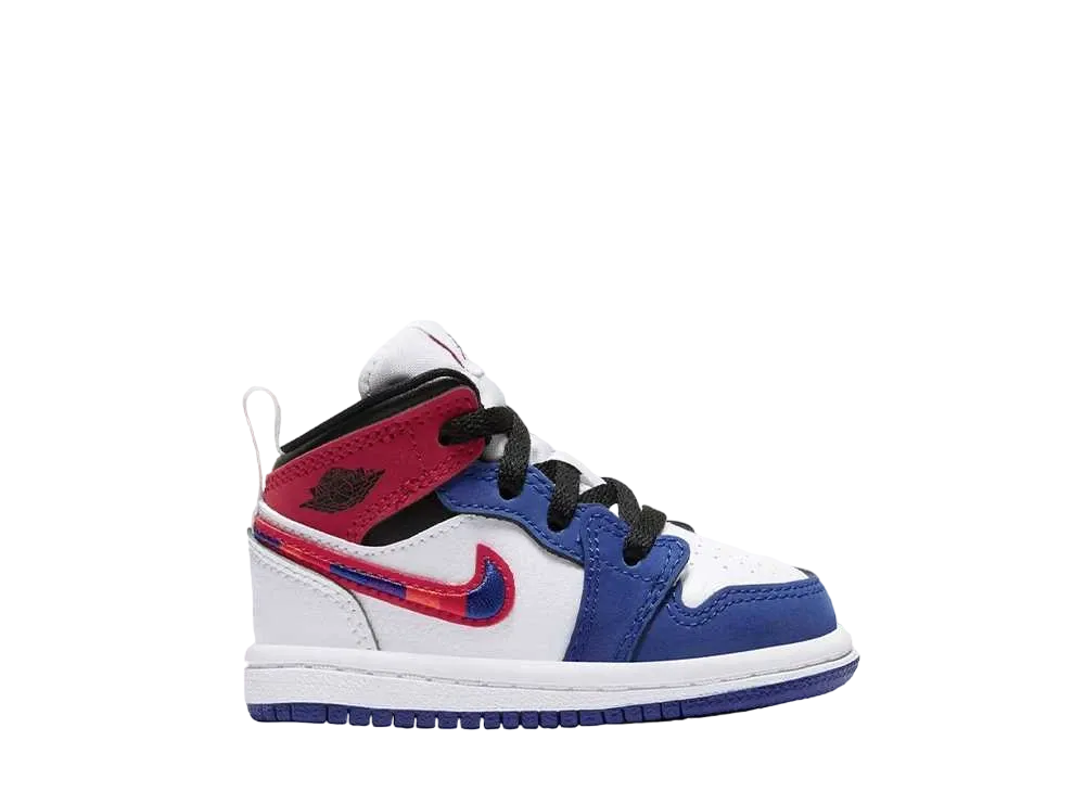 Nike TD Jordan 1 Mid SE "Rush Blue/University Red"