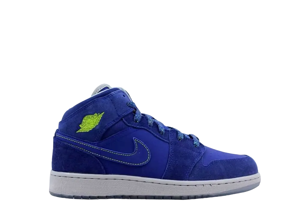 Nike GS Air Jordan 1 Mid "Deep Royal Blue"