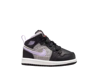 Nike TD Jordan 1 Mid "Houndstooth"
