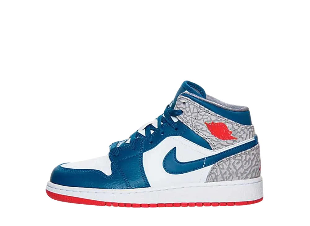 ナイキ GS エアジョーダン1 ミッド "トゥルー ブルー"