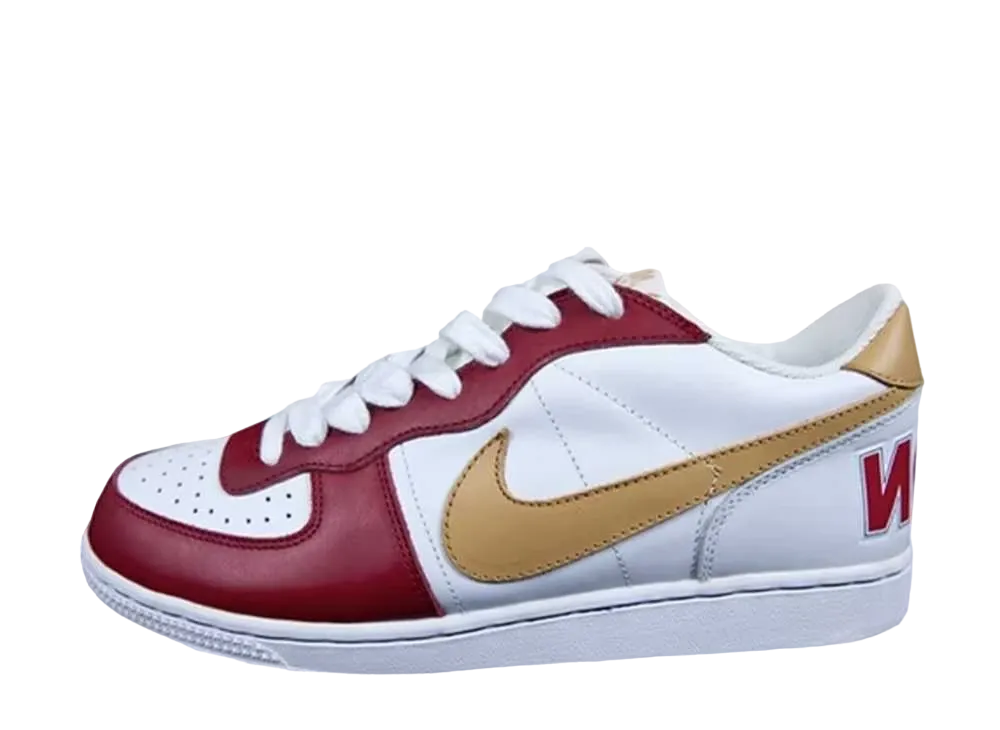 Nike Terminator Zoom Low LeBron "White/Jersey Gold Varsity Crimson College Navy"