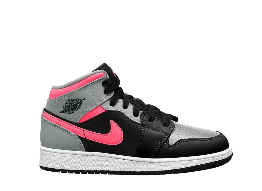ナイキ GS エアジョーダン1 ミッド "ピンク シャドウ"