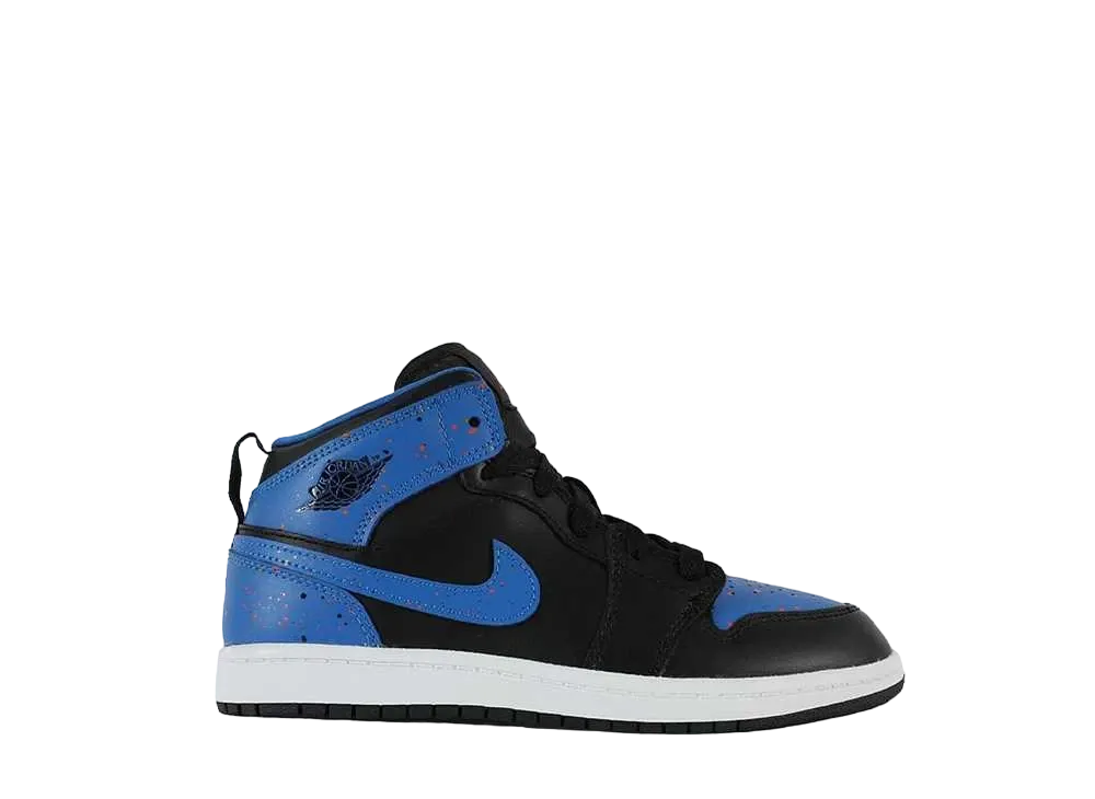 ナイキ PS エアジョーダン1 ミッド "ロイヤルペイントスプラター"(キッズ)