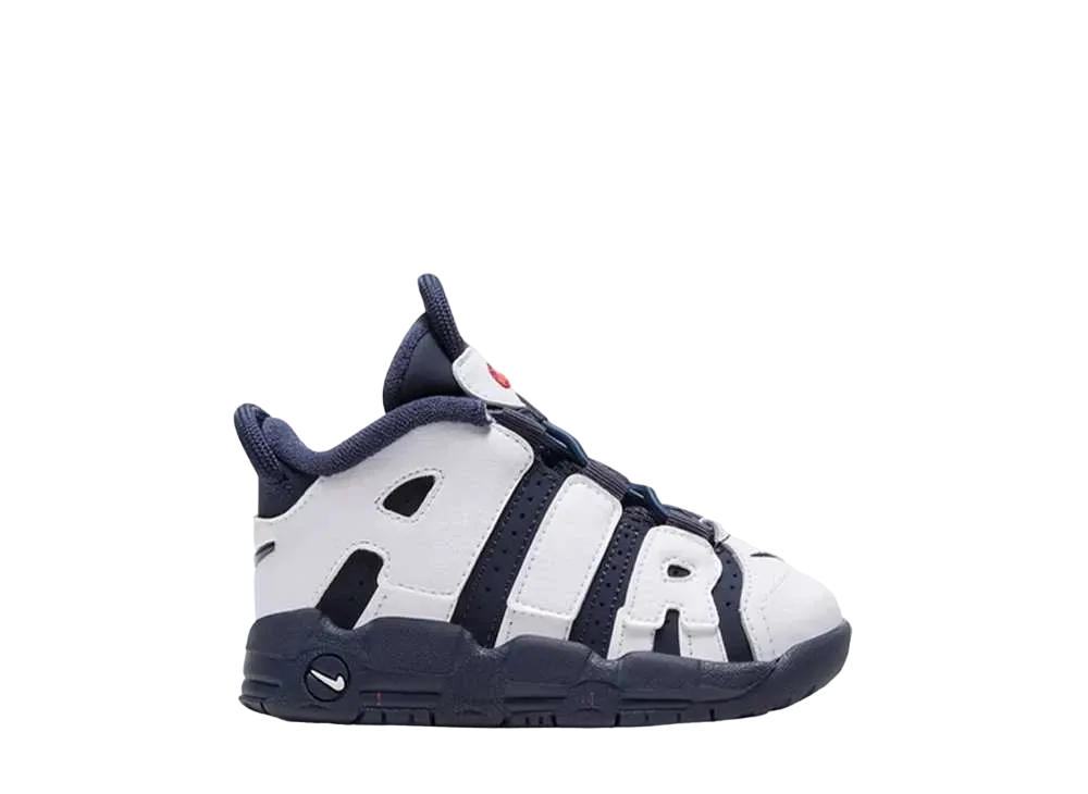 Nike TD Air More Uptempo Olympic "White/Metallic Gold University Red Midnight Navy"(2020)