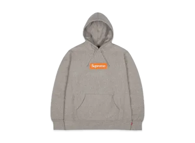 Supreme Box Logo Hooded Sweatshirt "Hether Grey" (17FW)