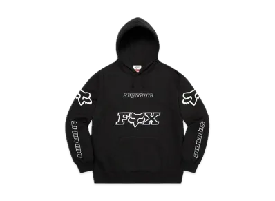 Supreme Fox Racing Hooded Sweatshirt "Black"