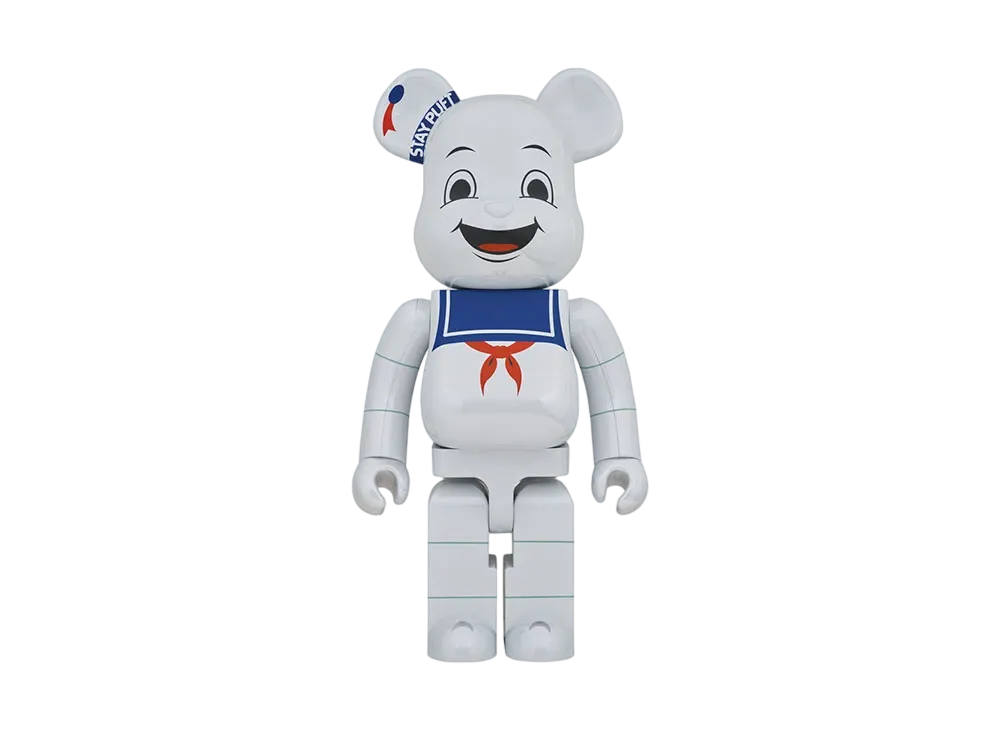 Bearbrick STAY PUFT MARSHMALLOW MAN WHITE CHROME Ver. 1000%