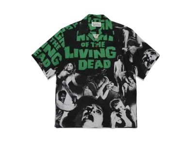 WACKO MARIA NIGHT OF THE LIVING DEAD / HAWAIIAN SHIRT "Green"