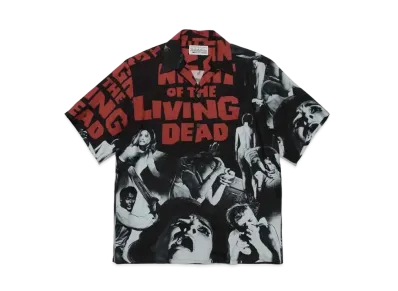 WACKO MARIA NIGHT OF THE LIVING DEAD / HAWAIIAN SHIRT "Red"