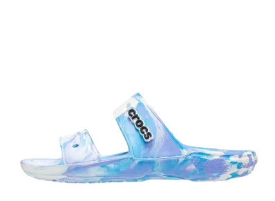 クロックス クラシック クロックス マーブル サンダル "ホワイト/オキシゲン"