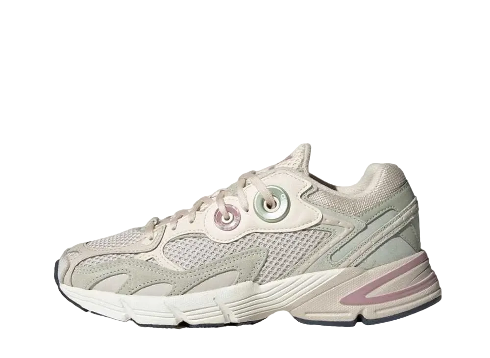 アディダス オリジナルス ウィメンズ アスター "ワンダーホワイト/クリアブラウン/ハローグリーン"