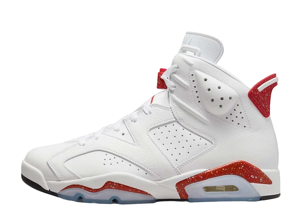 Nike Air Jordan 6 "White and University Red/Red Oreo"
