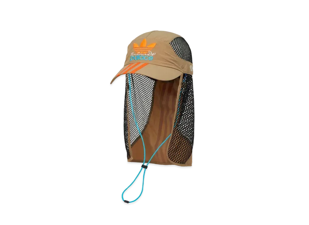 ADIDAS PALACE NATURE CAP "Blanch Cargo / Signal Orange"