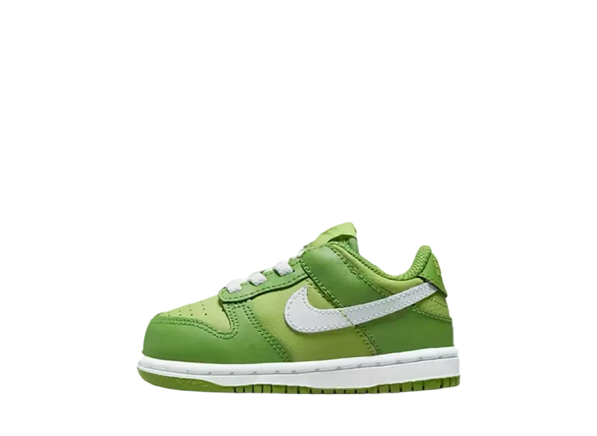 ナイキ TD ダンク ロー "クロロフィル/ホワイト/ヴィヴィッドグリーン"(キッズ)