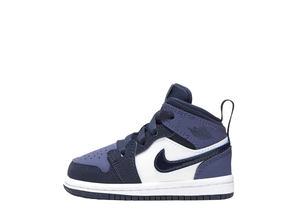 Nike TD Jordan 1 Mid "Obsidian Sanded Purple"