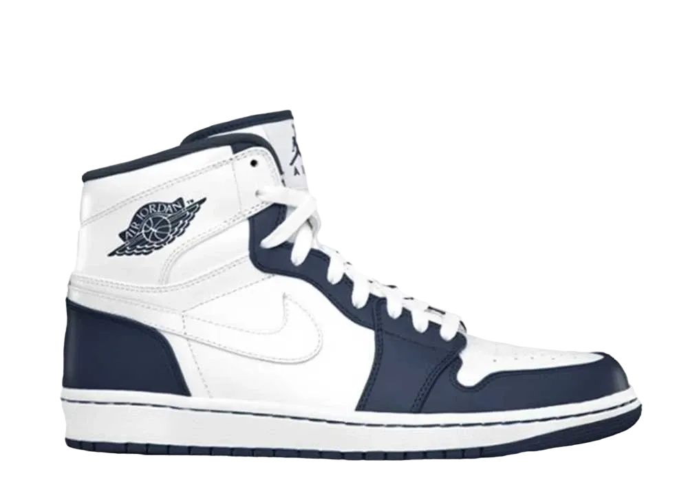 ナイキ エアジョーダン1 レトロ "ホワイト ミッドナイト ネイビー"