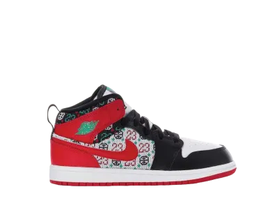 Nike PS Jordan 1 Mid SE "Ugly Christmas Sweater"