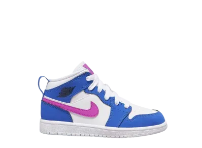 Nike PS Jordan 1 Mid "Hyper Royal Hyper Violet"
