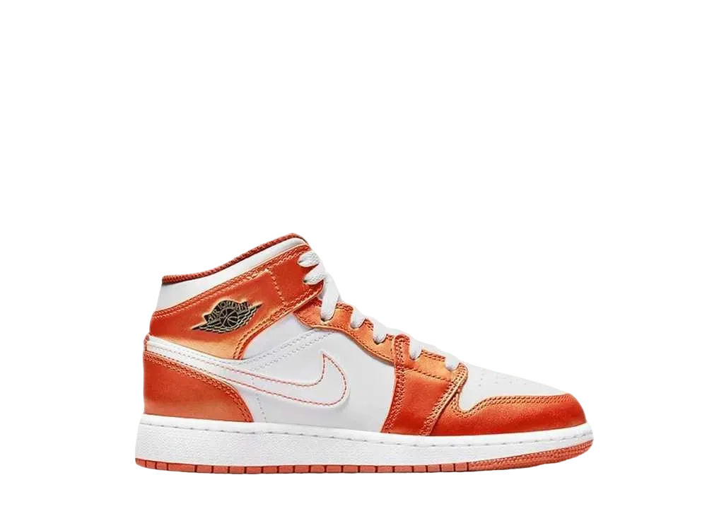 ナイキ PS エアジョーダン1 ミッド SE "メタリック エレクトロ オレンジ"(キッズ)