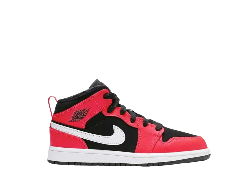 Nike PS Jordan 1 Mid "Black Infrared 23"