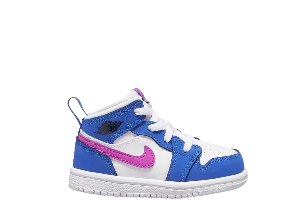 Nike TD Jordan 1 Mid "Hyper Royal Hyper Violet"