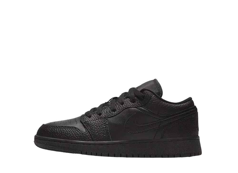 ナイキ GS エアジョーダン1 ロー タンブレッド レザー "ブラック"