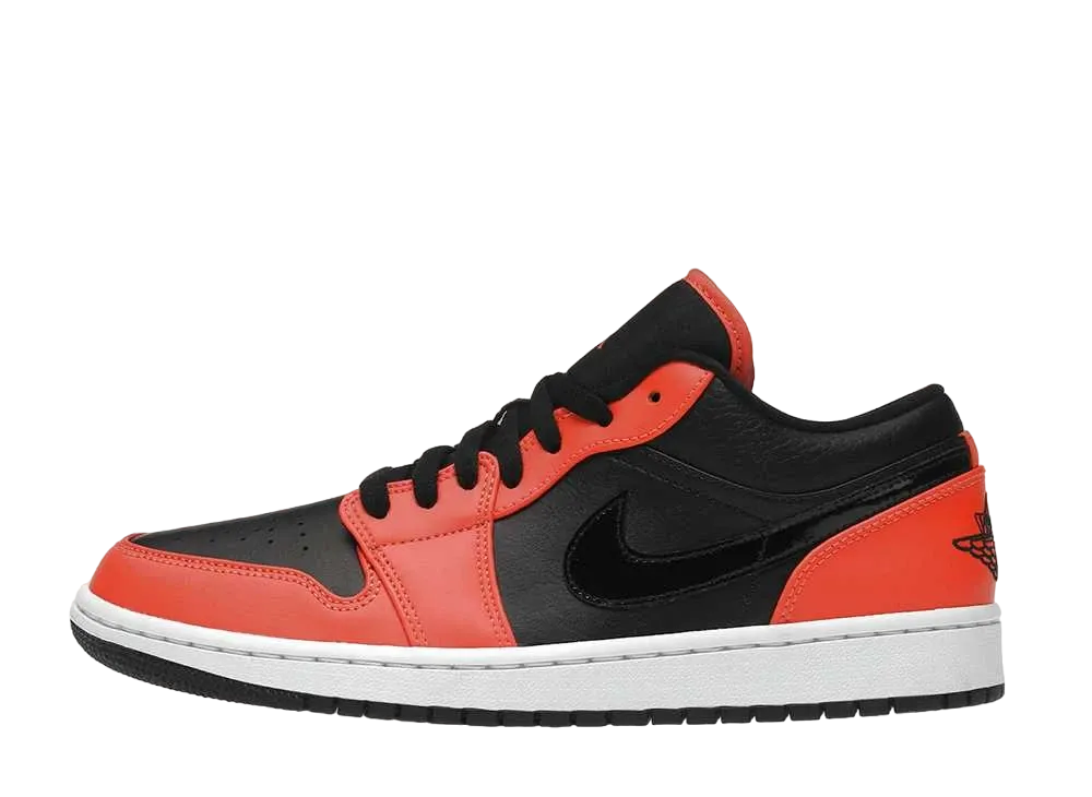 ナイキ エアジョーダン1 ロー SE "ブラック/ターフ オレンジ"