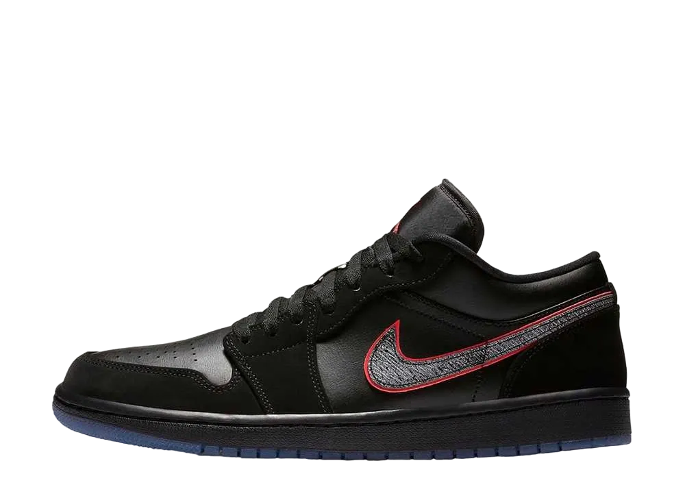 ナイキ エアジョーダン1 ロー "ブラック/レッド オービット"