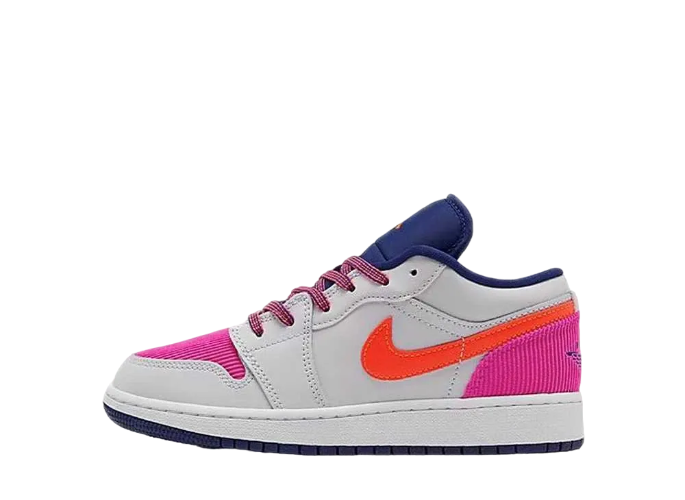 Nike GS Air Jordan 1 Low "Pink Corduroy"