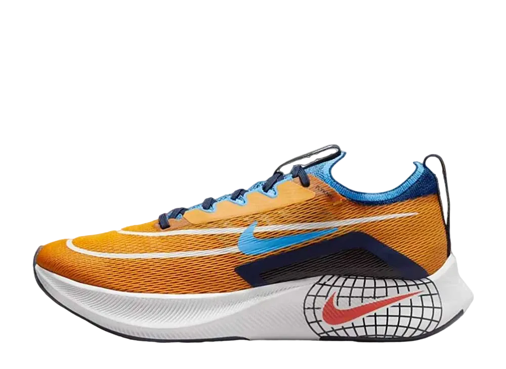 ナイキ ズームフライ4 プレミアム "ライトカリー/ユニバーシティブルー"