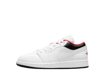 ナイキ GS エアジョーダン1 ロー "ホワイト ブラック インフラレッド"
