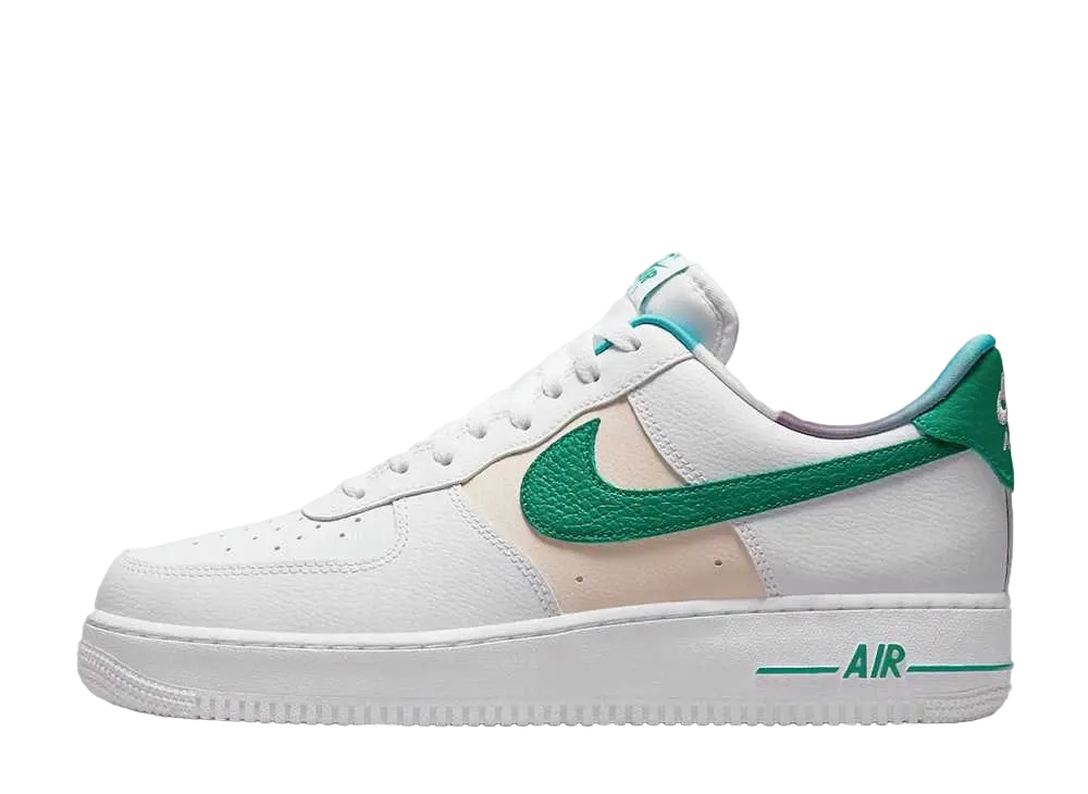 Nike Air Force 1 Low '07 LV8 EMB "White and Malachite"