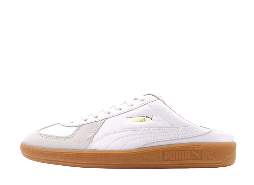 プーマ アーミー トレーナー ミュール プーマ "ホワイト/グレイ バイオレット/ガム"