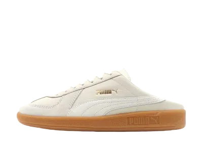 Puma Army Trainer Mule "Whisper White/Whisper White/Gum"
