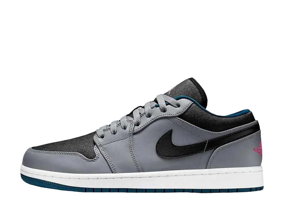 Nike Air Jordan 1 Low "Cool Grey/Fusion Pink Space Blue"