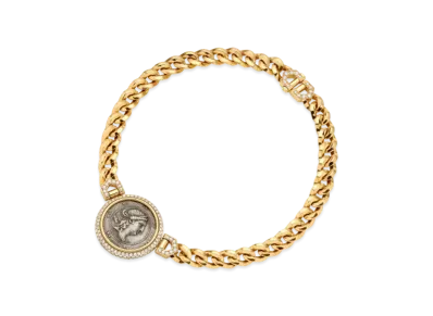 BVLGARI Monete Necklace Antique Coin "Yellow Gold"